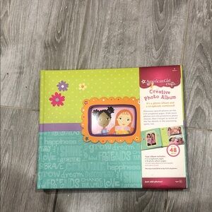 American Girl Colorful Creative Photo Album scrapbook